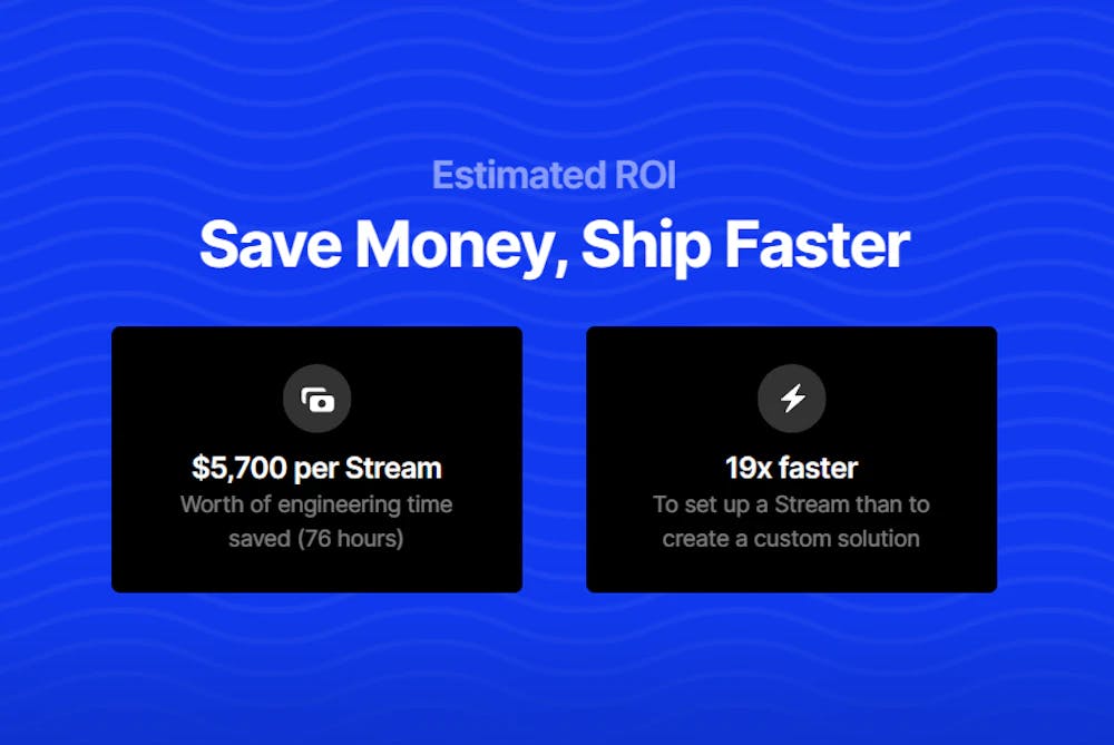Time is money. Save both when you use hal Streams.